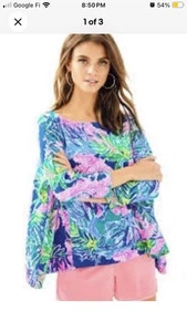 Lilly Pulitzer Shiloh Poncho S/M - Picture 1 of 5