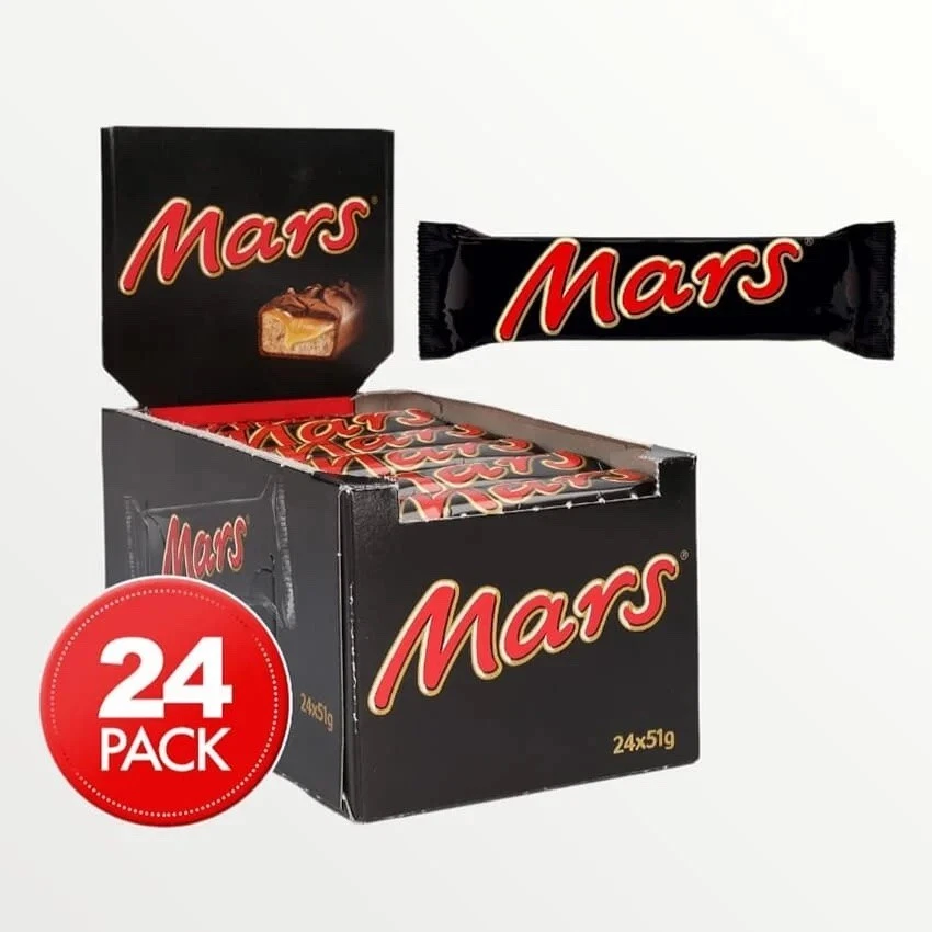 MARS CHOCOLATE BAR 51G 24 PACK --FREE SHIPPING - Image 1 of 1