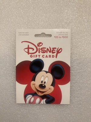 DISNEY MICKEY MOUSE GIFT CARD NO VALUE or BALANCE - Image 1 of 2