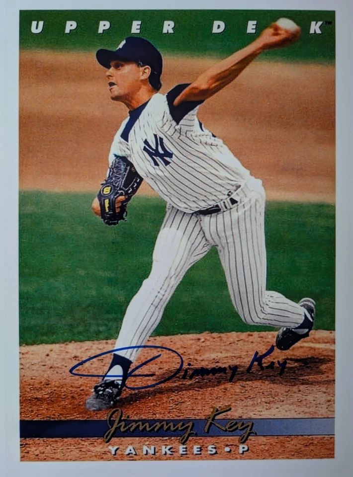 Fotografía 8x10 firmada/autografiada por Jimmy Key (New York Yankees) Foto 1 de 1