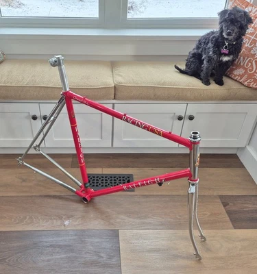 Juego de cuadro de carretera vintage Raleigh Grand Prix RACING EE. UU. - 58 cm (23") Foto 1 de 4