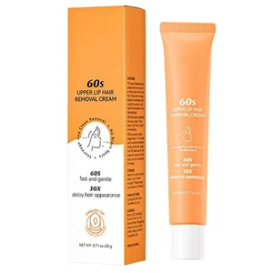Crema depilatoria facial para mujer indolora para piel suave - Imagen 1 de 12