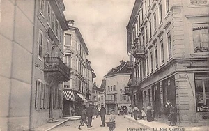 Suisse - PORRENTRUY (JU) La rue centrale, à l'angle de la rue du Temple - Ed. Al - Picture 1 of 2