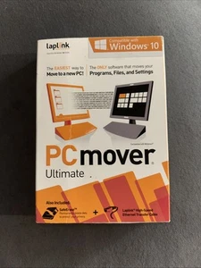 Laplink Software PCmover Ultimate "Move to a New PC" Compatible w/ Windows 10 - Picture 1 of 3