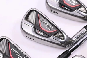 Left Hand Titleist 712 AP1 Irons / 4-PW / Regular Flex Dynalite Gold XP R300 - Picture 1 of 7