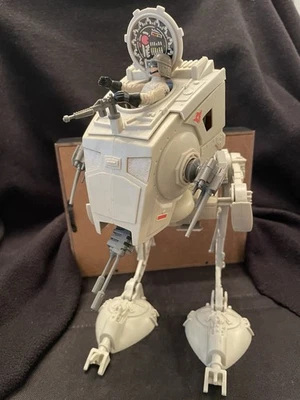 Star Wars Vintage 1982 AT-ST Chicken Walker 100% Completo con Driver Original Foto 1 de 4