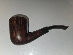 Beautiful Vintage Straight Grain Bent Briar Pipe Made In England - Picture 1 of 6