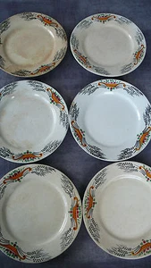 Lot de 6 anciennes assiettes HB - CM série "Cérès" - Imagen 1 de 1