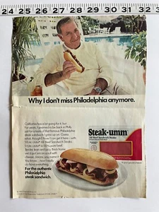 Pubblicità Stampa Rivista Steak-umm 1983 Jack Klugman 12,5” x 7” Quik Reverse - Foto 1 di 5