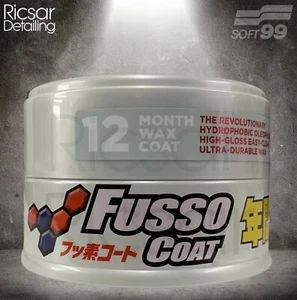 Abrigo Soft99 Fusso 12 Meses Cera Coche Colores Claros - Nueva Fórmula - *DÍA SIGUIENTE* - Imagen 1 de 3
