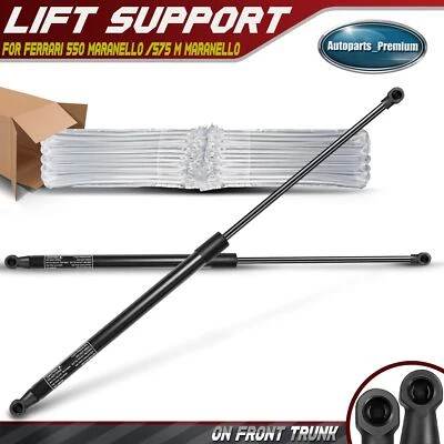 2x Soportes de elevación del capó delantero Amortiguadores Puntales para Ferrari 550 Maranello 1997-2003 Foto 1 de 4