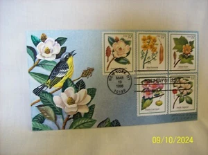 Jeanne Horak's Primer Día Cubierta para Flowering Trees desde 1998 19/20 - Imagen 1 de 2