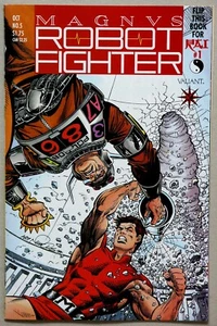 Magnus Robot Fighter #5 / Rai #1 Flip-Book - Valiant Comics - JIM Shooter - Imagen 1 de 6