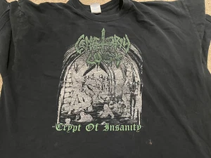 Cemetary Lust Crypt of Insanity Death Thrash Metal Black T Shirt 2XL XXL - Picture 1 of 6