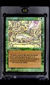 1994 MTG Magic The Gathering The Dark #75 Carnivorous Plant Vintage Magic Card - Picture 1 of 11