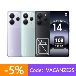 Xiaomi Redmi Note 14 5G Smartphone 8GB+256GB 108MP NFC 5110mAh 45W 120Hz Globale - Zdjęcie 1 z 25