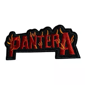 Parche para planchar bordado PANTERA + UNA PEGATINA DE MÚSICA GRATIS - Imagen 1 de 3