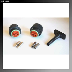 Deutsch HDP20 Kit de conectores de 2 pines 4 AWG contacto sólido y herramienta - Imagen 1 de 3