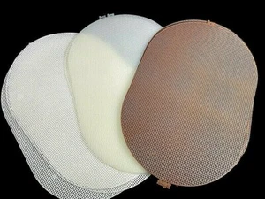 DARICE Plastic Canvas Mesh Lot of 12 Pieces oval place mats 18 x 12 - Picture 1 of 4