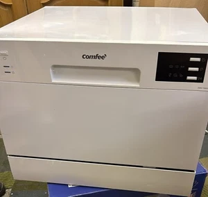 COMFEE' KWH-TD602E-W Freestanding Compact Dishwasher 6.5 liters - White - Picture 1 of 3