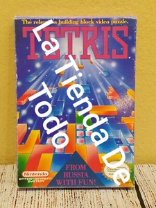 VTG VIDEO GAME WITH MANUAL & ART WORK FOR NINTENDO NES TETRIS FANS COLLECTO READ - Picture 1 of 7