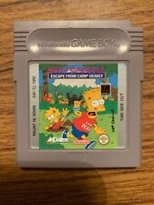Bart Simpson Escape From Camp Deadly Game Boy