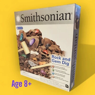 Smithsonian Earth Science Rock And Gem Dig Edades 8+  Foto 1 de 4