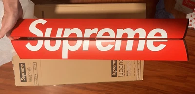 Supreme Lucano Step Ladder Red Box Logo FW18 New with Flaws Authentic 2018 White - image 1 of 4