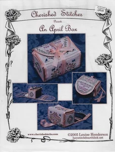 Cherished Stitches-An April Box  -Counted Cross Stitch Chart - Picture 1 of 1