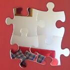 Jigsaw Shaped Acrylic Mirrors 4 pieces together (Several Sizes Available)