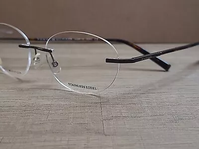 TOMMY HILFIGER TH1028-A UOM Rimless Eyeglasses Frames 50-15-140 Tortoise 🐢 NEW - Image 1 of 4