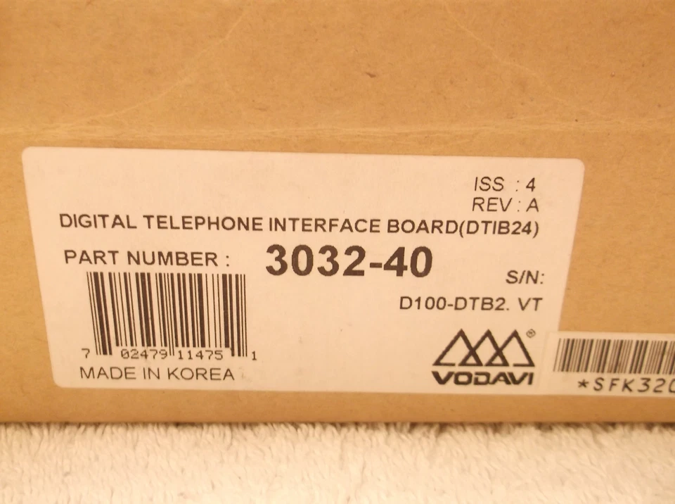 NEW - Vodavi Starplus XTS GDK-100 3032-40 DTIB 12/24 24 Port Digital Station - Image 1 of 1