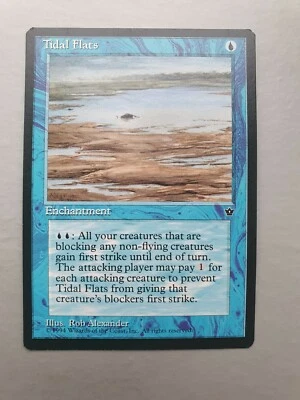 Tidal Flats, MTG Fallen Empires (1994) Common Blue Enchantment NM - Image 1 of 2