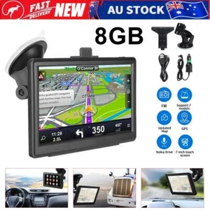 7” Truck Car GPS Navigation Touch Screen Navigator Free Lifetime AU Map Update - Picture 1 of 22
