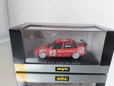 Onyx Vauxhall Opel Vectra John Cleland BTCC 97 #8 Red XT061 In Box 1:43 - Immagine 1 di 4