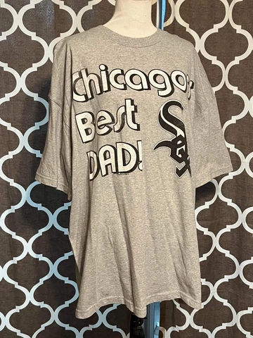 Best Dad Chicago White Sox T-Shirt Father's Day South Side Men’s Size 3XL/4XL Cover