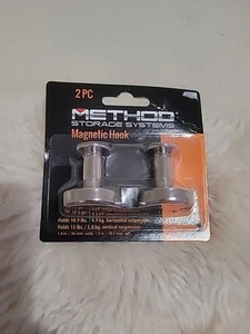 Ganchos magnéticos para abrigo de 2 piezas percha de alta resistencia para oficina en casa de hasta 13 ibs - Imagen 1 de 4