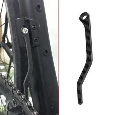 Desviador delantero colector de cadena bicicleta fibra de carbono estabilizador guía de cadena. Foto 1 de 4