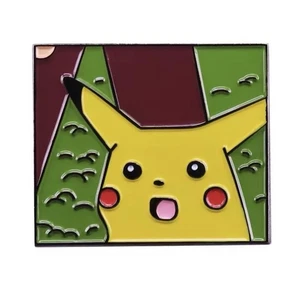 Pin Esmalte Coleccionable Pikachu Meme | Accesorio Insignia Solapa Pokemon Cultura Pop - Imagen 1 de 1