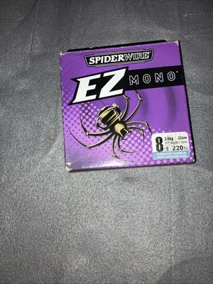 Рыболовная леска Spiderwire EZ Mono 220 ярдов Fl прозрачная синяя 17 фунтов Новый из старых запасов 282 - Изображение 1 из 2