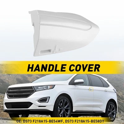 Front Driver Handle Side Door Key Bezel White Cover For 2013-2020 Ford Fusion - Image 1 of 4