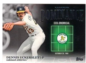 2012 Topps Series 2 Mound Dominance Dennis Eckersley Oakland Athletics # MD 5 - Picture 1 of 1