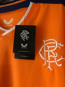 Glasgow Rangers FC Third Soccer Jersey Shirt 22/23 Castore Pro Issue EU Large L - Picture 1 of 5