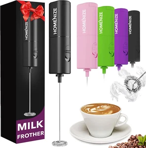 Matcha Whisk, Milk Frother Handheld, Frother for Coffee Foam Maker for Lattes - - Picture 1 of 12