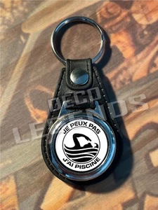 porte clés Je peux pas j'ai piscine - cadeau natation collection - Bild 1 von 3