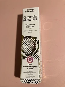 Grande Cosmetics Brow-Fill Volumizing Brow-Gel Clear Full size 0.14 oz/ 4 g NIB - Picture 1 of 5