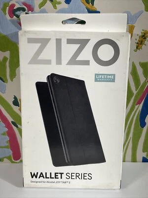 Funda Serie ZIZO WALLET para Alcatel JOY TAB 2 - Negra Foto 1 de 2