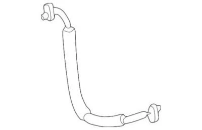 Manguera de descarga de condensador de aire acondicionado base Cadillac DeVille GM 2000-2002 19169340 genuina Foto 1 de 2