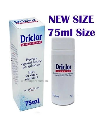 NEW 75ml Driclor Antiperspirant Roll On Applicator| Clinically Proven FAST POST - image 1 of 4