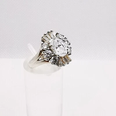 Schöne  Damenring Zirkon Edelstein 925 Sterlingsilber - Bild 1 von 4